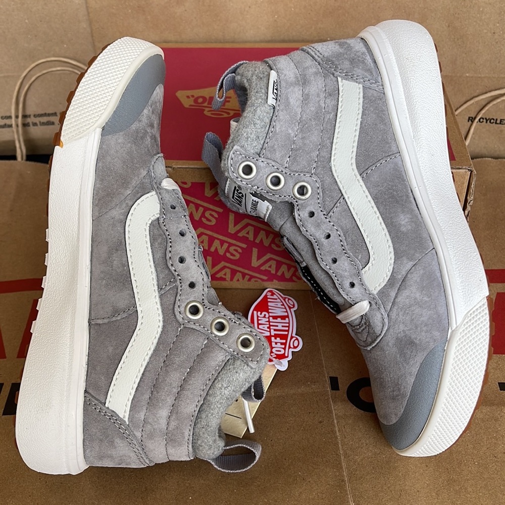 Vans Ultrarange Hi MTE Wool Frost Gray sneakers WMNS boots - Picture 12 of 16